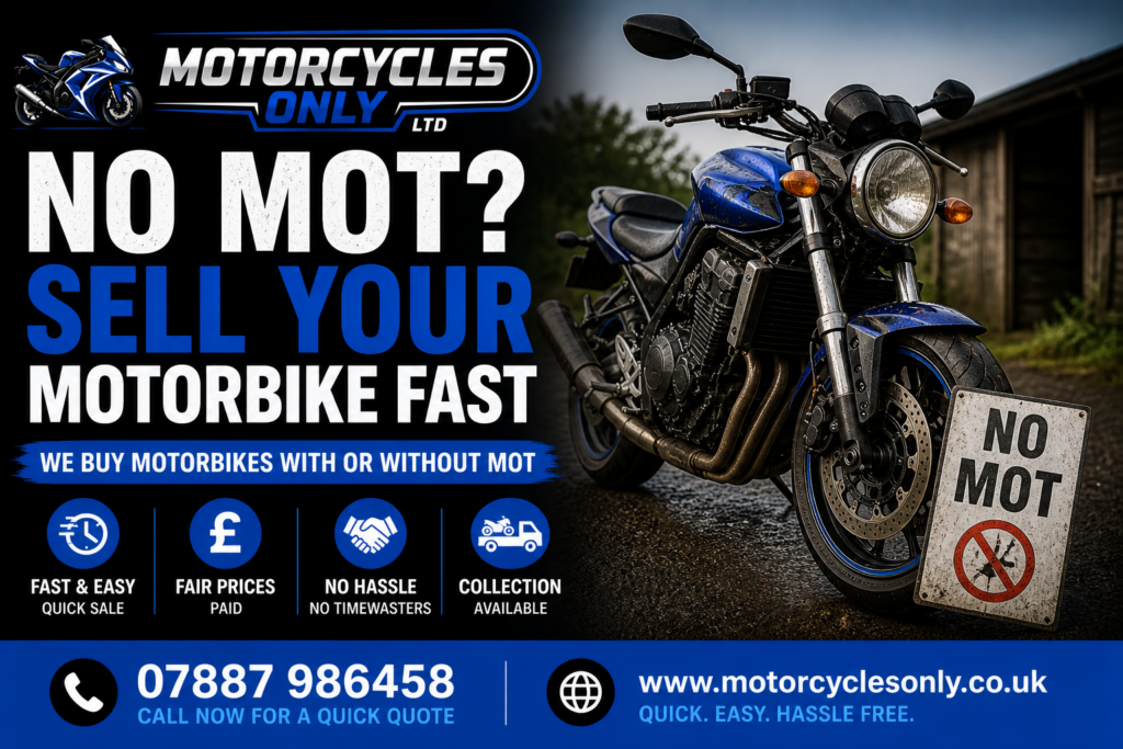 no mot sell your motorbike